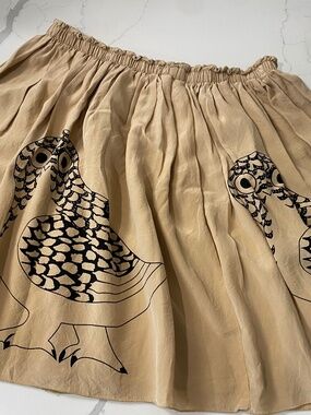 Corey Lynn Calter Silk Owl Skirt